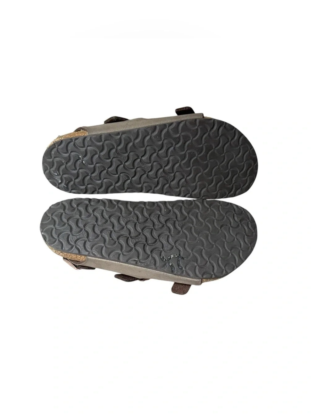 Birkenstock Rome Brown Two-Strap Kids Sandal with Buckles
